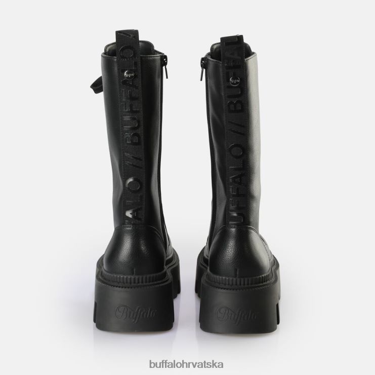 crno Buffalo flora laceup hi boot vegan |čizme TDD6T649